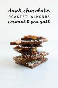 Dark Chocolate, Roasted Almonds, Coconut and Sea Salt