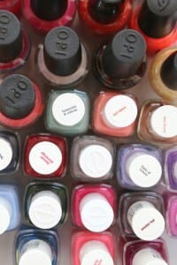 My nail collection for at home pedicures and manicures for summer nails.