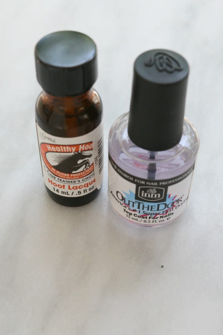 top coat is key for summer nails. 