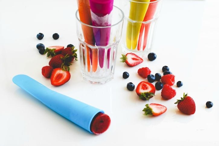 Triple Berry Smoothie Pops -11