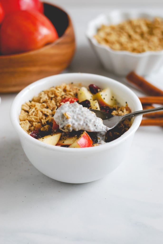 Apple Pie Breakfast Bowl (a recipe by Simply Happenstance for Simple As That Blog)!