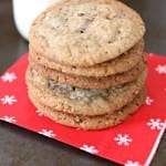 Chocolate Chip Peppermint Cookies are an oldie but a goodie. They make almost 9 dozen in one batch.