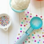 An end of summer treat! Vanilla Malted Marshmallow Ice Cream